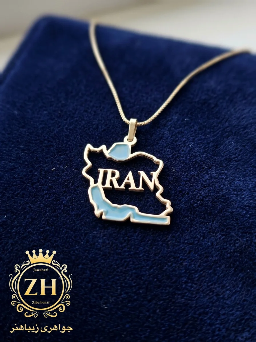 پلاک طلا ایران ۱۸ عیار با وزن ۱.۵۱ گرم